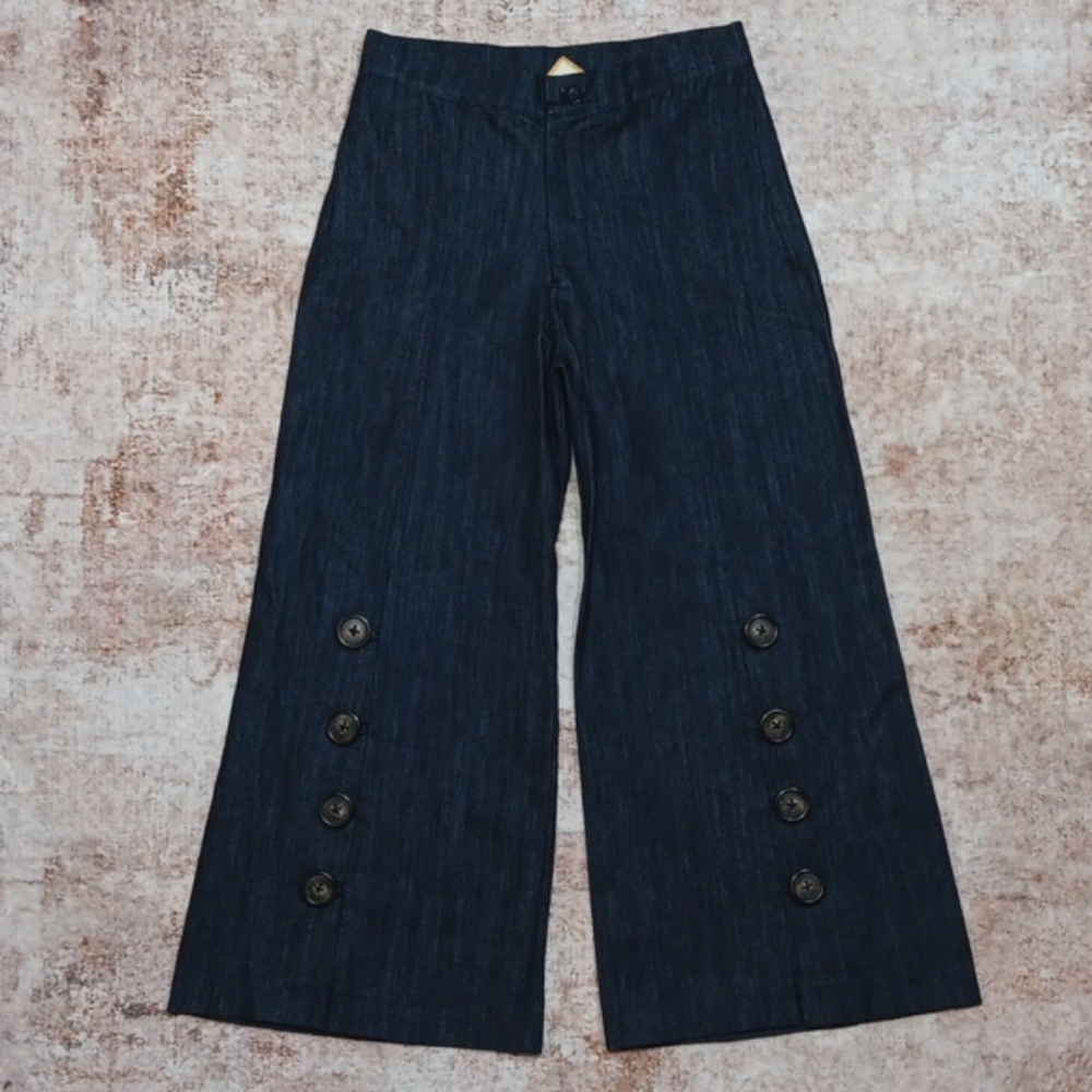 High Rise Sailor Wide Leg Jeans - Picture 2 of 12